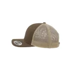 Flexfit baseball sapka Retro Trucker 2-Tone 6P moha-khaki