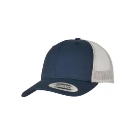   Flexfit baseball sapka Retro Trucker 2-Tone 6P tengerkék-ezüst