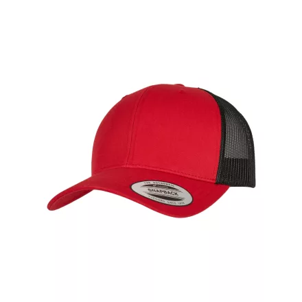 Flexfit baseball sapka Retro Trucker 2-Tone 6P piros-fekete