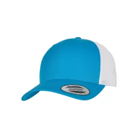   Flexfit baseball sapka Retro Trucker 2-Tone 6P türkiz-fehér
