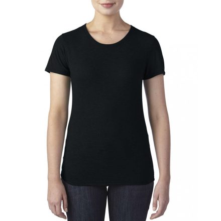Anvil női póló Tri-Blend Tee 159 fekete