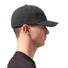 Flexfit baseball sapka Washed Dad Hat 6P mosott fekete