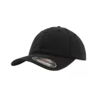 Flexfit baseball sapka Washed Dad Hat 6P mosott fekete