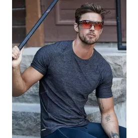 Tee Jays póló Cooldry Sport 160 melírozott fekete