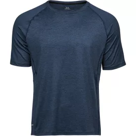 Tee Jays póló Cooldry Sport 160 melírozott tengerkék