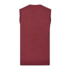 Russell kötött mellény V-Neck melírozott áronya