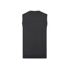 Russell kötött mellény V-Neck melírozott grafit