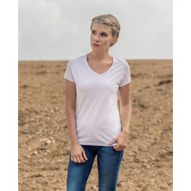 HRM Ladies T-Shirt Luxury V-Neck