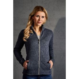 Promdoro női polár pulóver Knitted 300 melírozott kék