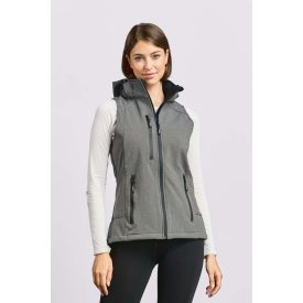   Promodoro női softshell mellény 3-Layer 310 melírozott szürke