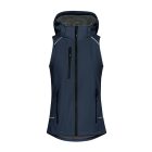 Promodoro női softshell mellény 3-Layer 310 tengerkék