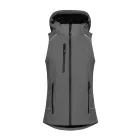 Promodoro női softshell mellény 3-Layer 310 acélszürke