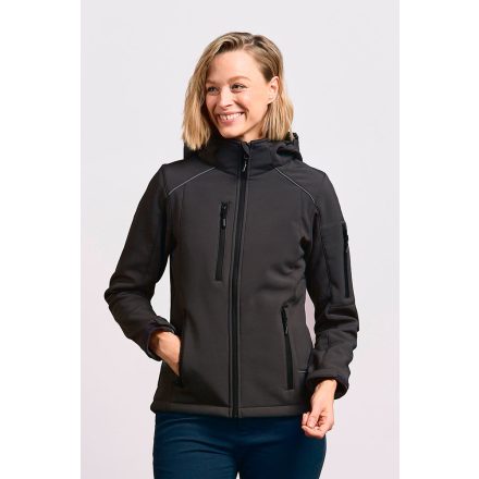 Promodoro női softshell dzseki Warm Softshell 440 ébenszürke