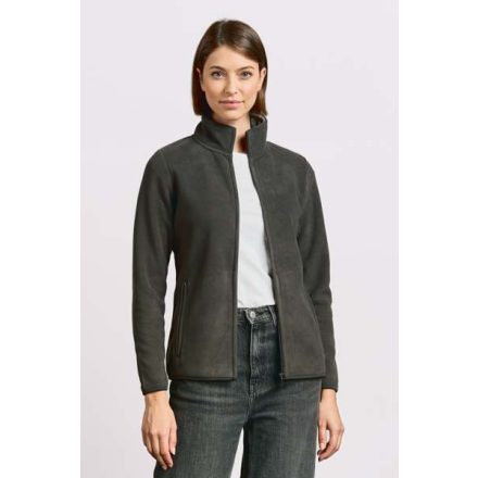 Promodoro női polár pulóver Double Fleece 320 ébenszürke-szürke