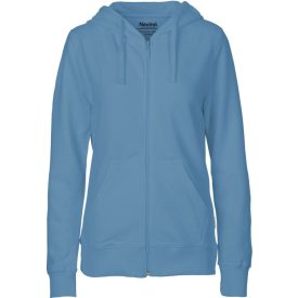 Neutral női pulóver Zip Hoodie 300 indigókék