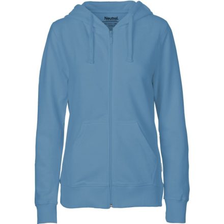 Neutral női pulóver Zip Hoodie 300 indigókék