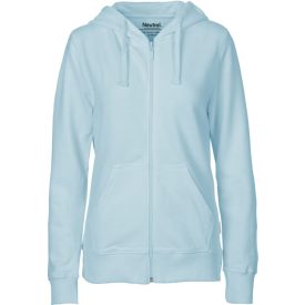 Neutral női pulóver Zip Hoodie 300 világoskék