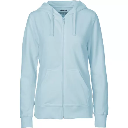 Neutral női pulóver Zip Hoodie 300 világoskék