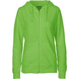 Neutral női pulóver Zip Hoodie 300 lime