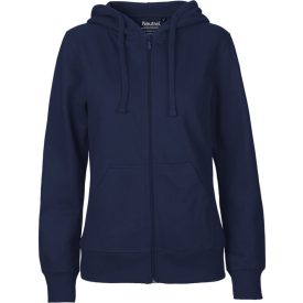 Neutral női pulóver Zip Hoodie 300 tengerkék
