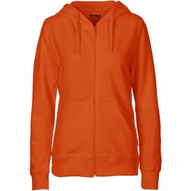 Neutral női pulóver Zip Hoodie 300 narancssárga