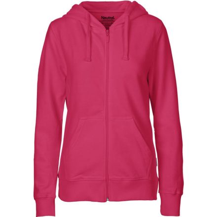 Neutral női pulóver Zip Hoodie 300 rózsaszín