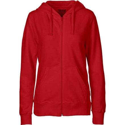 Neutral női pulóver Zip Hoodie 300 piros