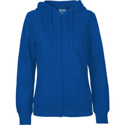 Neutral női pulóver Zip Hoodie 300 királykék