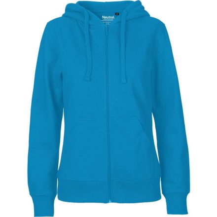 Neutral női pulóver Zip Hoodie 300 zafírkék
