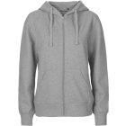 Neutral női pulóver Zip Hoodie 300 melírozott szürke