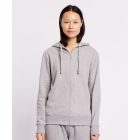Neutral női pulóver Zip Hoodie 300 melírozott szürke