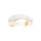 Flexfit napellenző Batik Dye Curved batikolt narancs-fehér