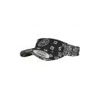 Flexfit napellenző Bandana Print fekete-fehér