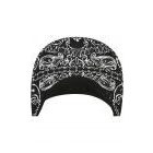 Flexfit napellenző Bandana Print fekete-fehér