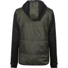 Tee Jays női dzseki Hybrid Stretch mélyzöld-fekete