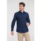 Russell hosszú ujjú ing Oxford Slim 135 tengerkék