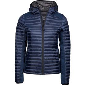   Tee Jays bélelt női dzseki Outdoor Crossover tengerkék-melírozott tengerkék