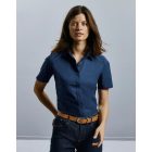 Russell rövid ujjú női ing Ultimate Stretch 130 tengerkék