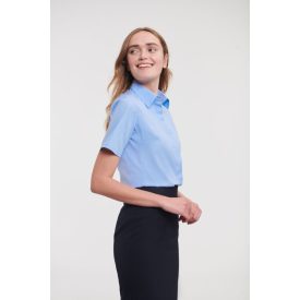   Russell rövid ujjú női ing Ultimate Stretch 130 égszínkék