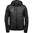 Tee Jays dzseki Hooded Crossover fekete