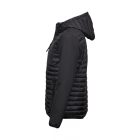Tee Jays dzseki Hooded Crossover fekete