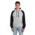 Jerzees pulóver NuBlend Varsity 271 melírozott szürke-fekete