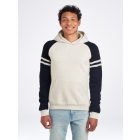 Jerzees pulóver NuBlend Varsity 271 melírozott zab-melírozott fekete