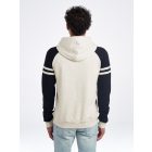 Jerzees pulóver NuBlend Varsity 271 melírozott zab-melírozott fekete