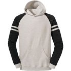 Jerzees pulóver NuBlend Varsity 271 melírozott zab-melírozott fekete