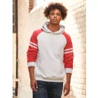 Jerzees pulóver NuBlend Varsity 271 melírozott zab-melírozott piros