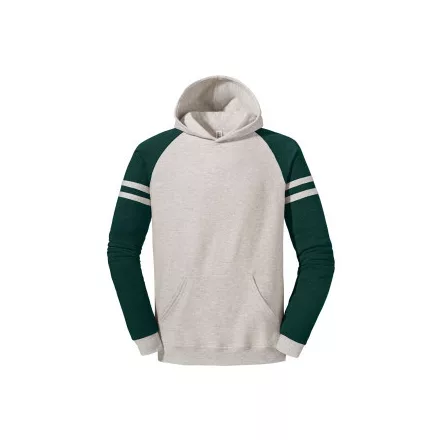 Jerzees pulóver NuBlend Varsity 271 melírozott zab-melírozott zöld