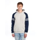 Jerzees pulóver NuBlend Varsity 271 melírozott zab-melírozott indigó