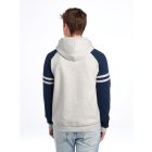 Jerzees pulóver NuBlend Varsity 271 melírozott zab-melírozott indigó