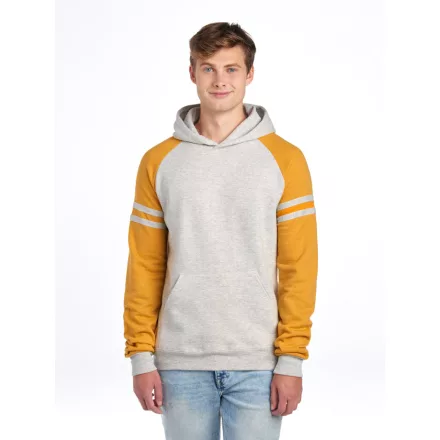 Jerzees pulóver NuBlend Varsity 271 melírozott zab-melírozott mustár